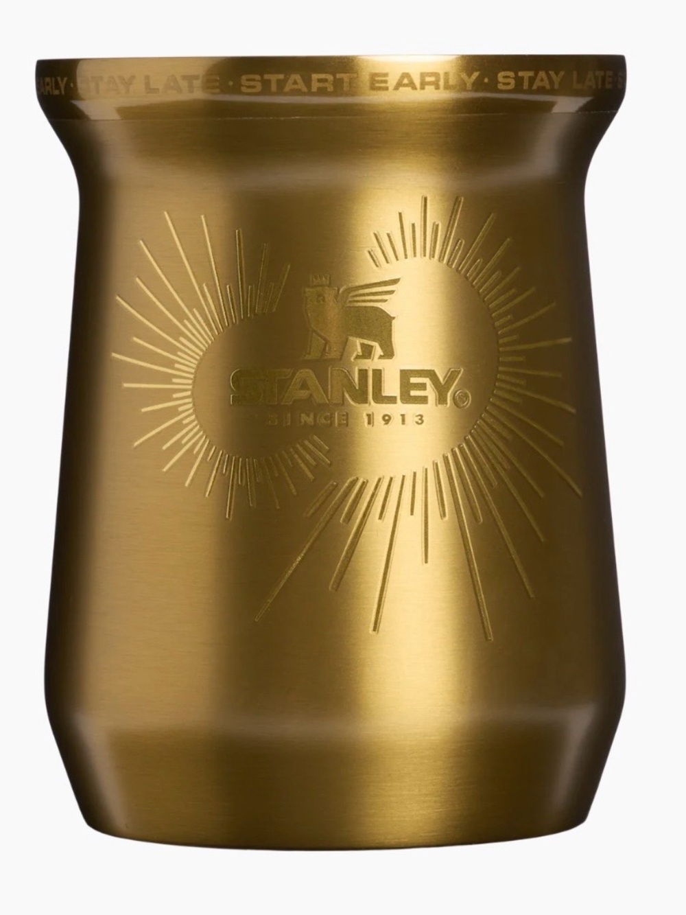 The Messi x Stanley classic Mate Mug 8oz Legacy Gold